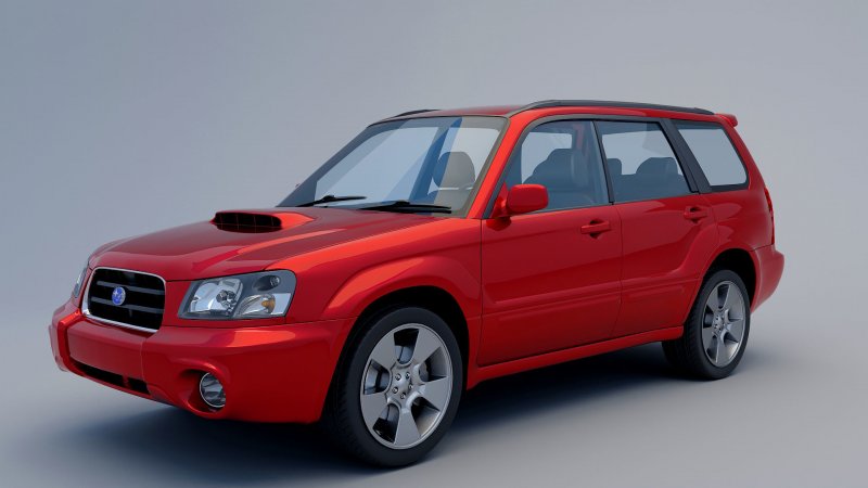 Subaru Forester sf5 белый