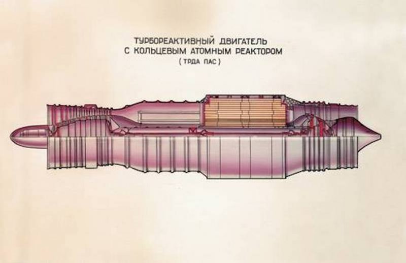 Ту-95лал самолет с ядерным реактором