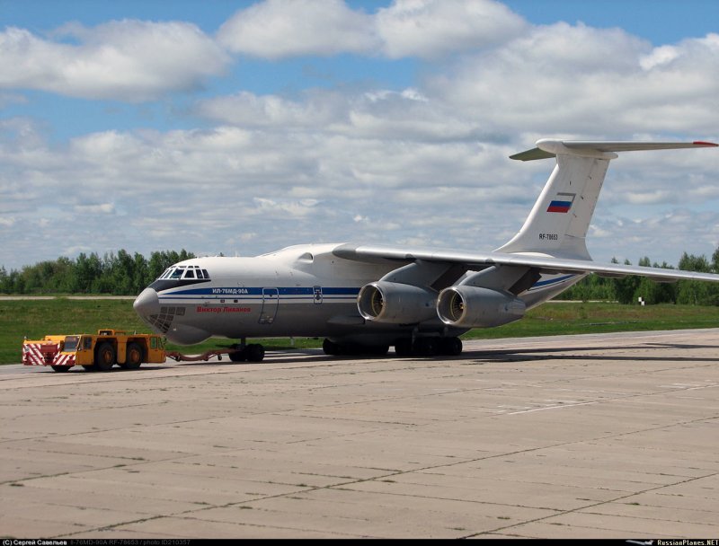 Ил 76 МД 90 А на взлете