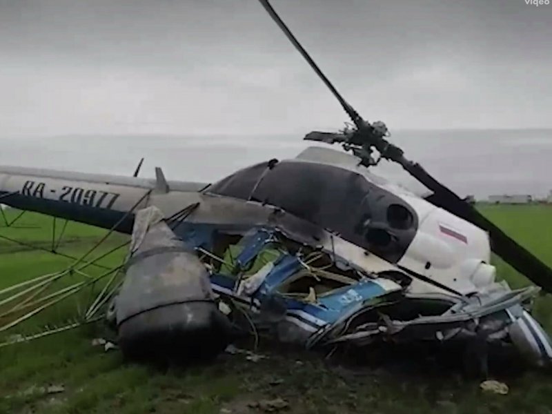 Экипаж упавшего вертолёта