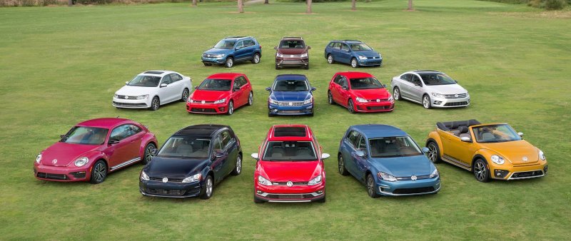 VW легковые автомобили