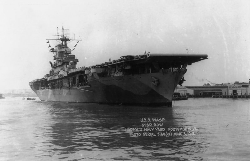 USS CV-7 Wasp, 1942