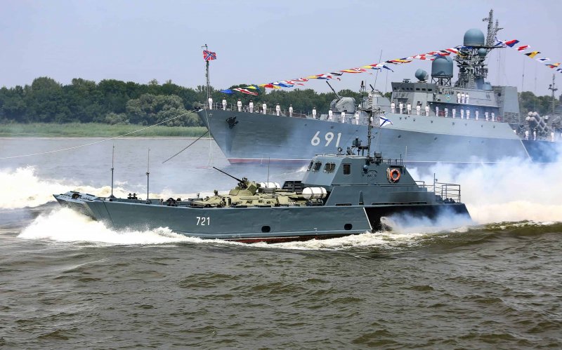 Град Свияжск корабль 652 Каспийская флотилия