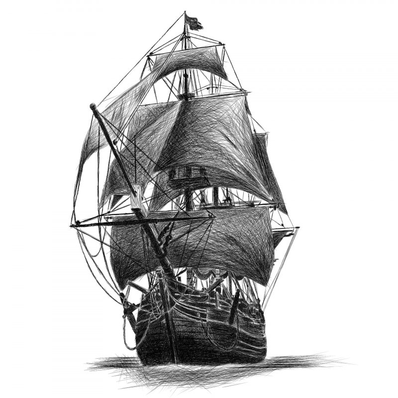 Пиратский корабль