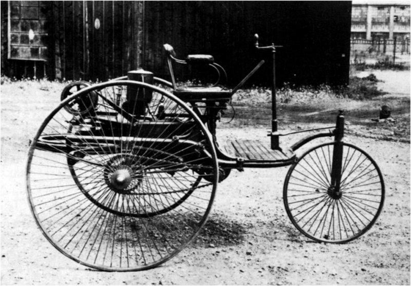 Первый автомобиль 1885 Карл Бенц