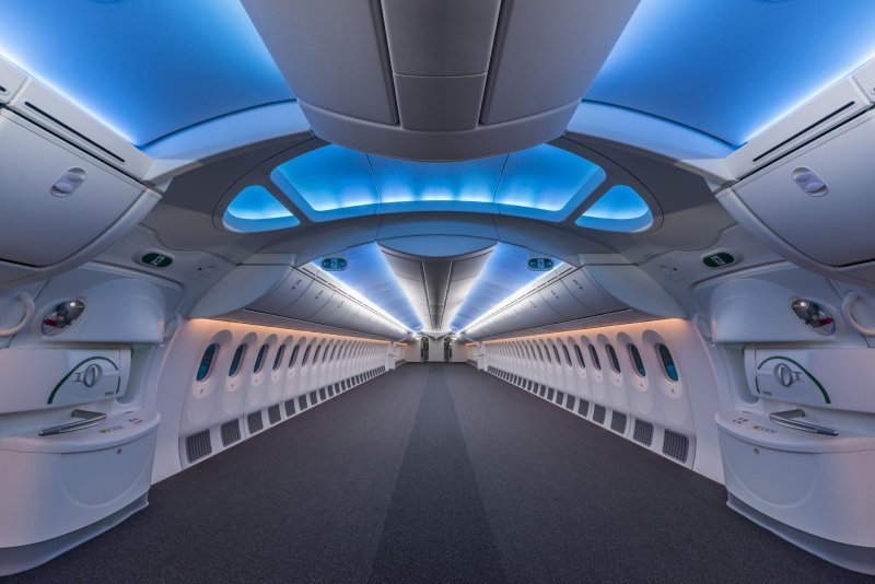 Boeing 787 Dreamliner внутри