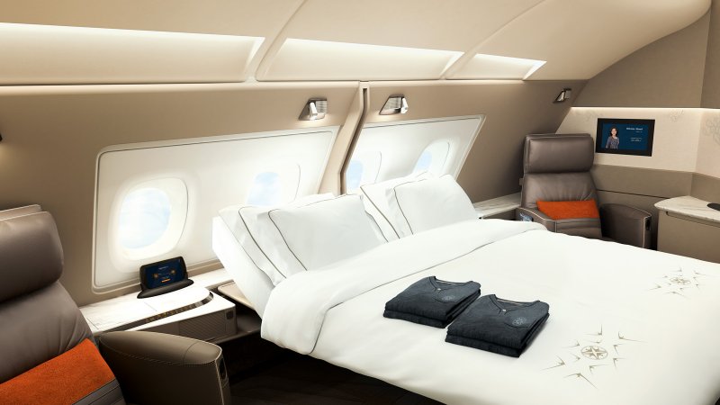 Бизнес класс Singapore Airlines a380