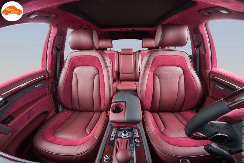 Audi q7 кожаный салон