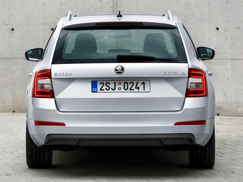 Skoda Octavia универсал сзади