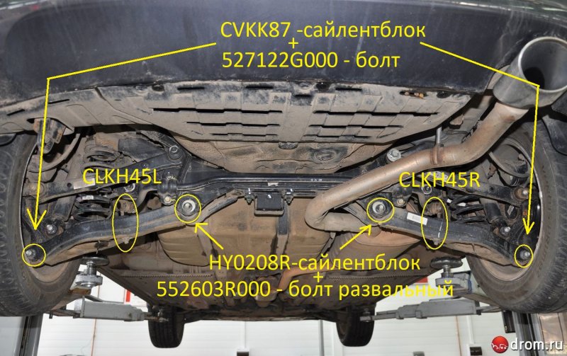 Передний подрамник Kia Ceed 2013