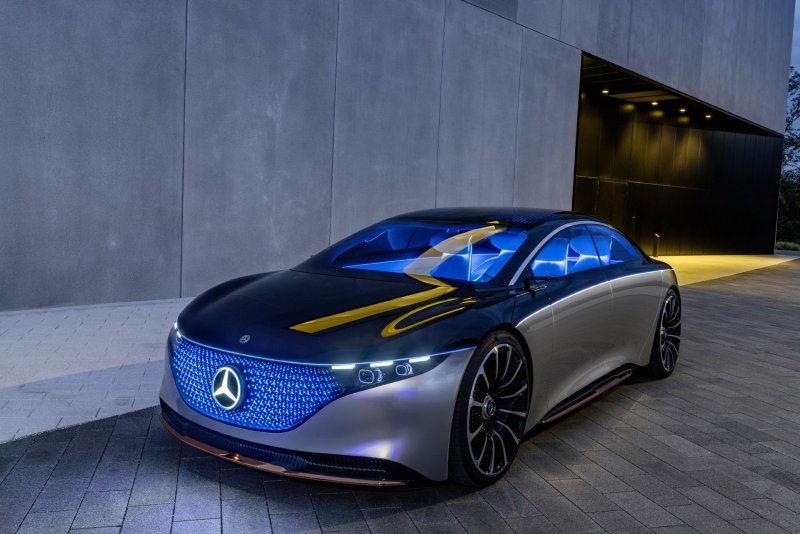 Мерседес Benz Vision EQS