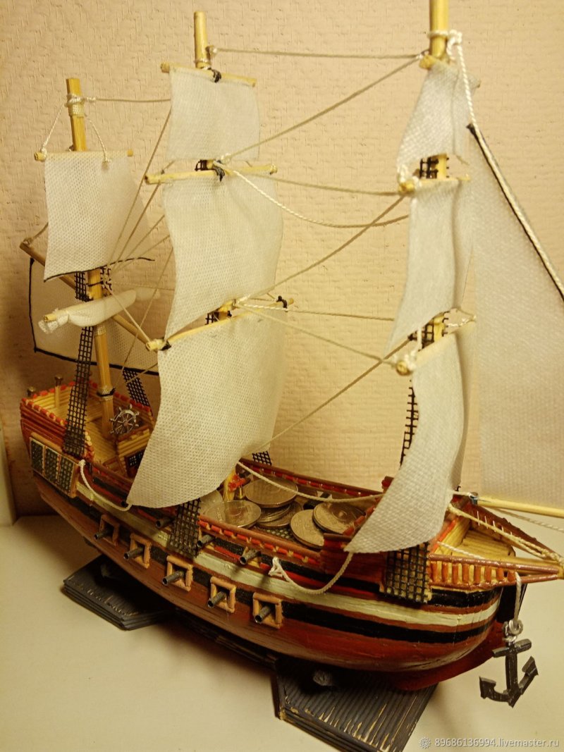 Модель корабля St Geran 1736