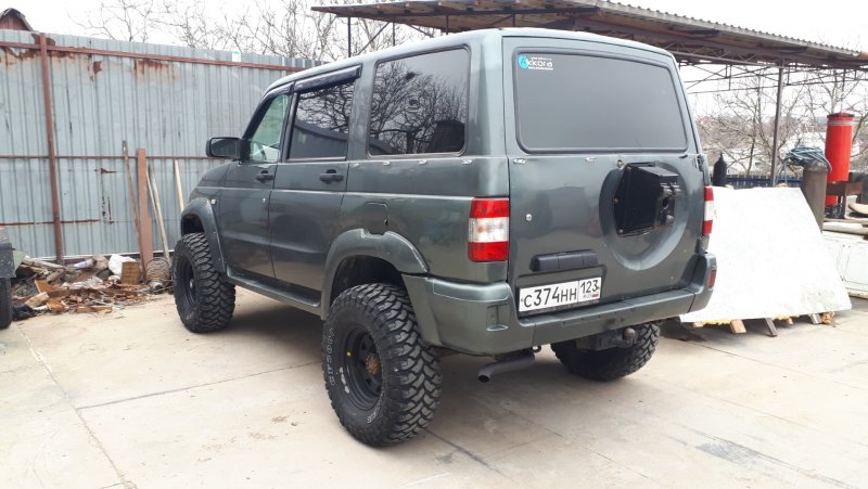 УАЗ Патриот на колёсах 305 70 16