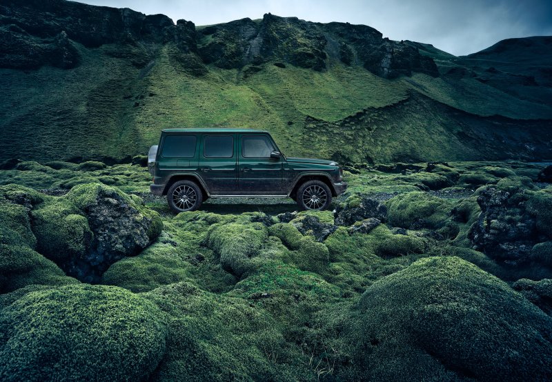 Mercedes Benz g350 на природе