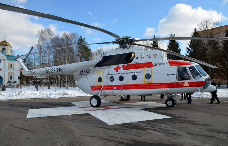 Вертолет ми-8 санавиации