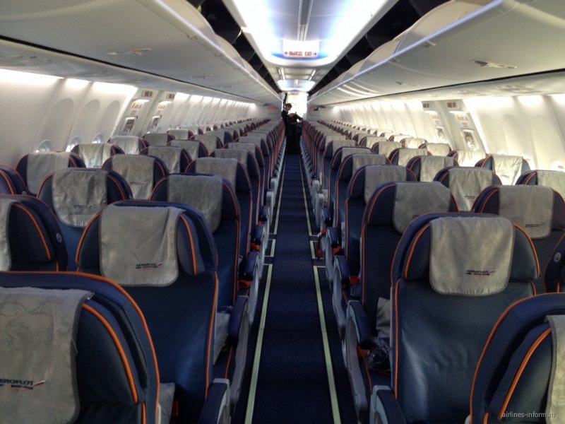 Boeing 737 Аэрофлот салон