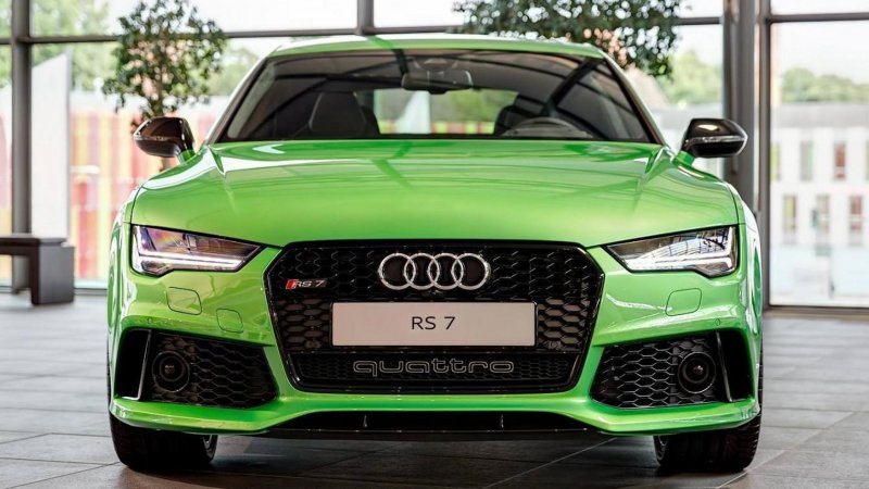 Audi rs7 2021 Green