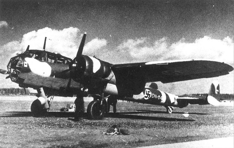 "Дорнье"-17z бомбардировщик