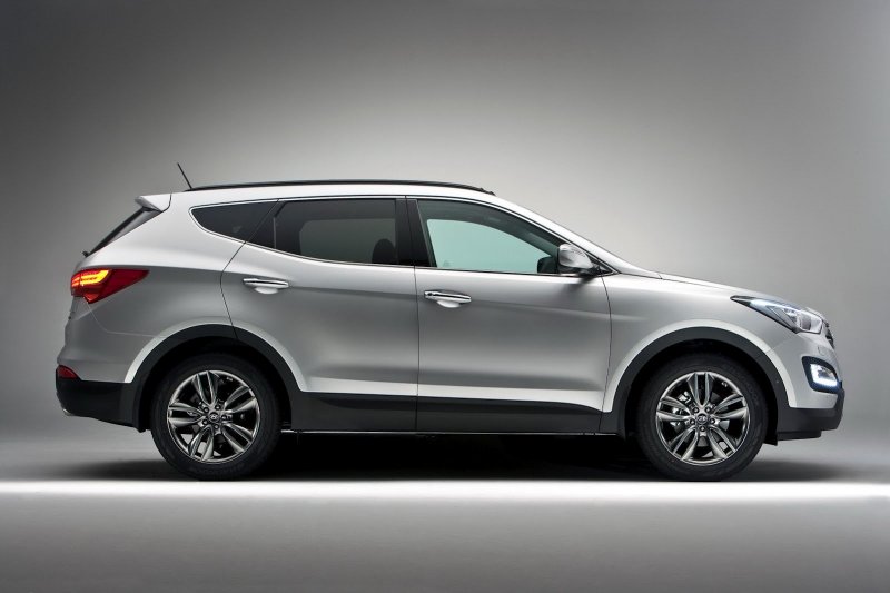 Hyundai Santa Fe 2013 сбоку