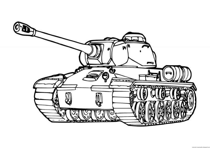 Раскраска танк т 34