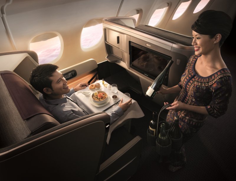 Singapore Airlines первый класс