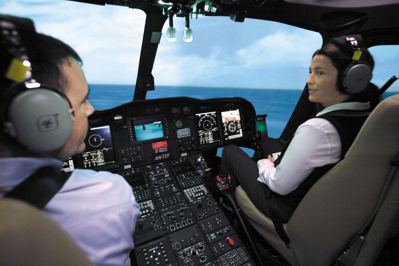 Leonardo aw139 Cockpit