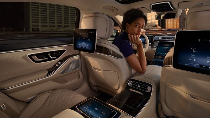 Mercedes Benz s class 2021 салон