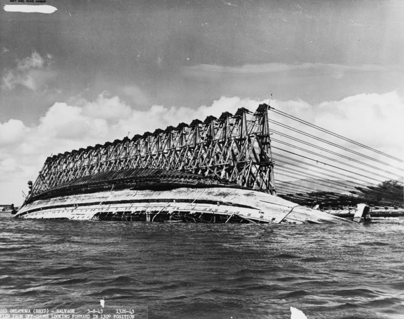 USS Oklahoma BB-37 фото