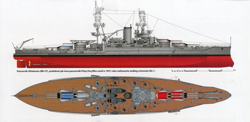 Линкор USS Oklahoma (BB-37)