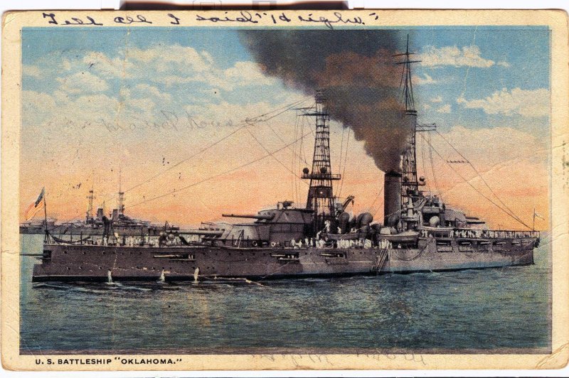 Линкор USS Oklahoma (BB-37)