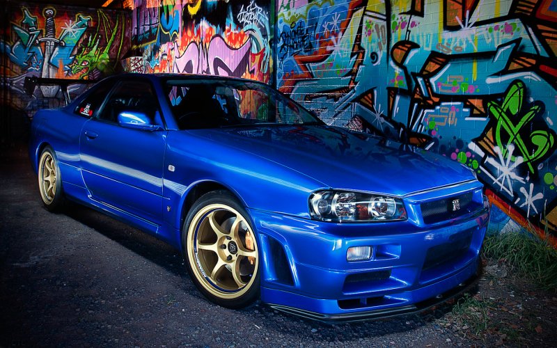 Nissan Skyline GTR r34 новый