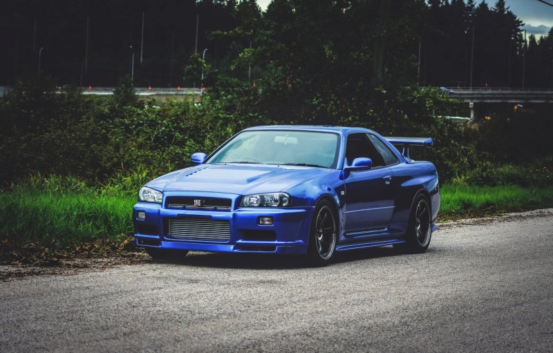 Nissan Skyline GTR r34 4к