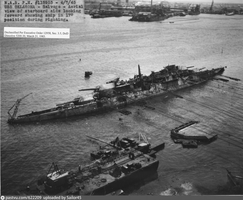 USS Oklahoma Wreck