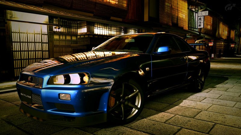 Nissan Skyline GTR r34 1920х1080