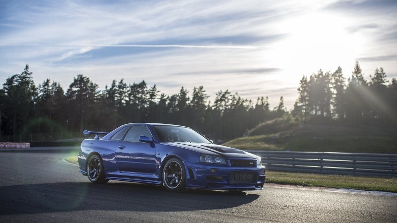 Nissan Skyline GTR r34 4к