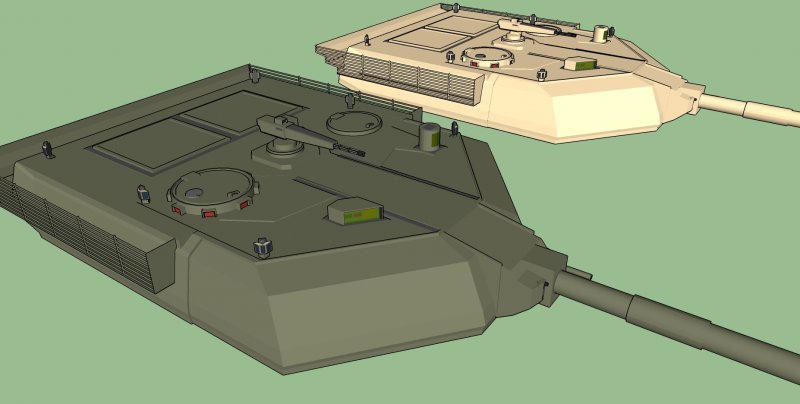 M1a1 Abrams Turret