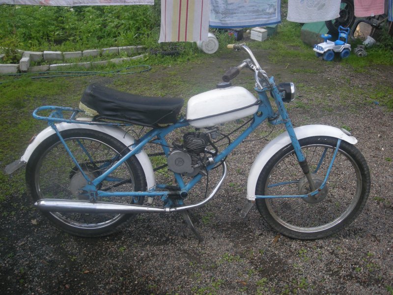 Газовый мопед Рига