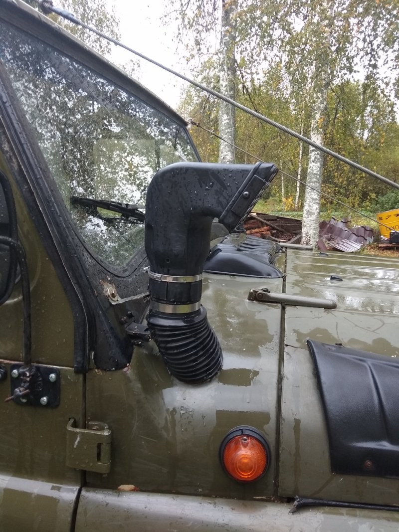 Шноркель на УАЗ из трубы