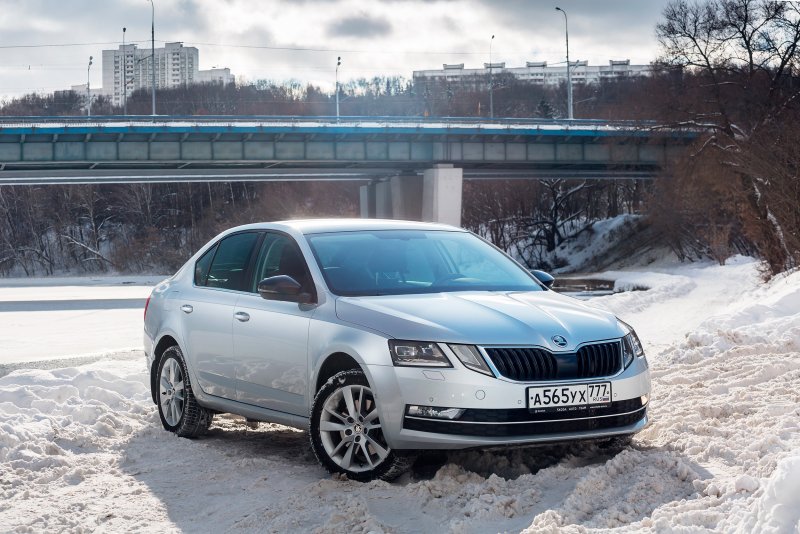 Skoda Octavia а6 бежевая