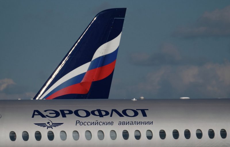 Самолет SSJ 100 авиакомпании Аэрофлот