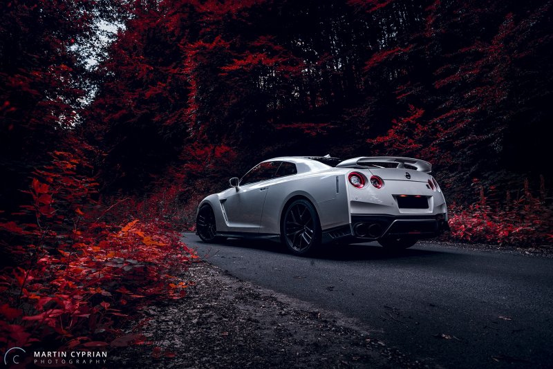 Nissan GTR Night 4к