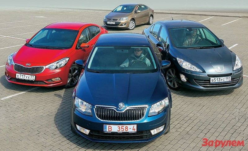 Peugeot 408 Шкода Октавия