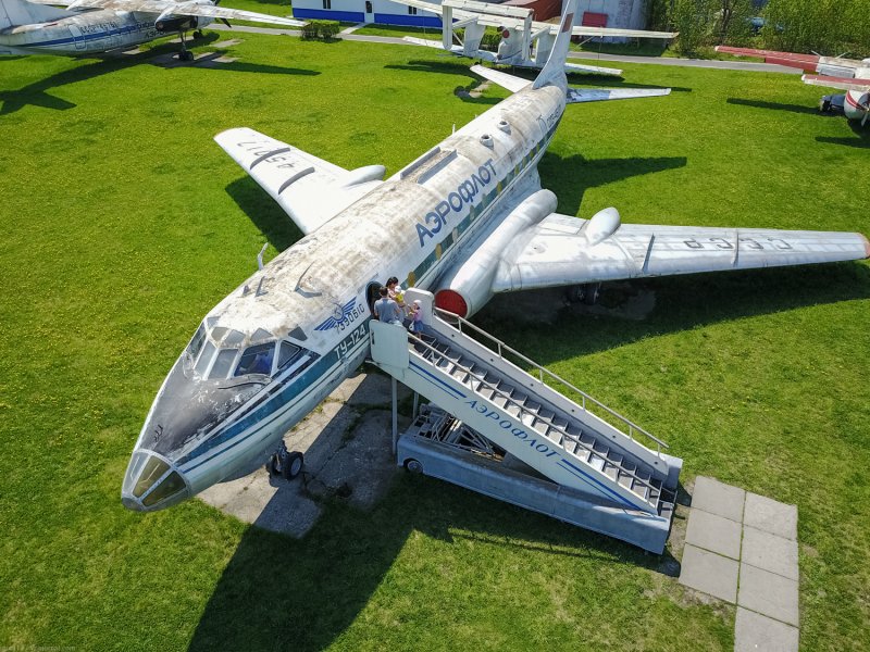Ту 124 полет