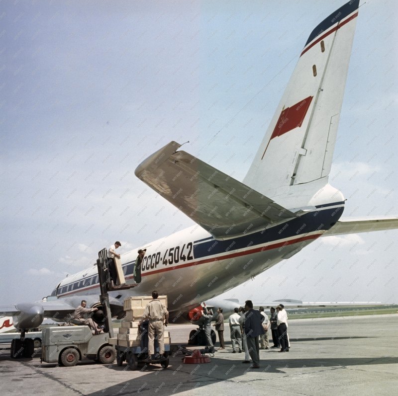 Ту-124 пассажирский самолёт