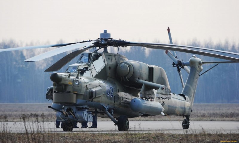 Военный вертолет ми 28