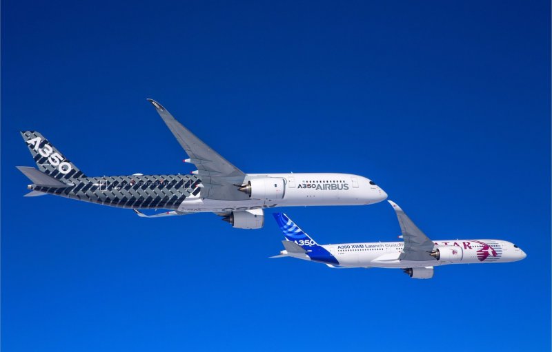 Самолет Airbus a350