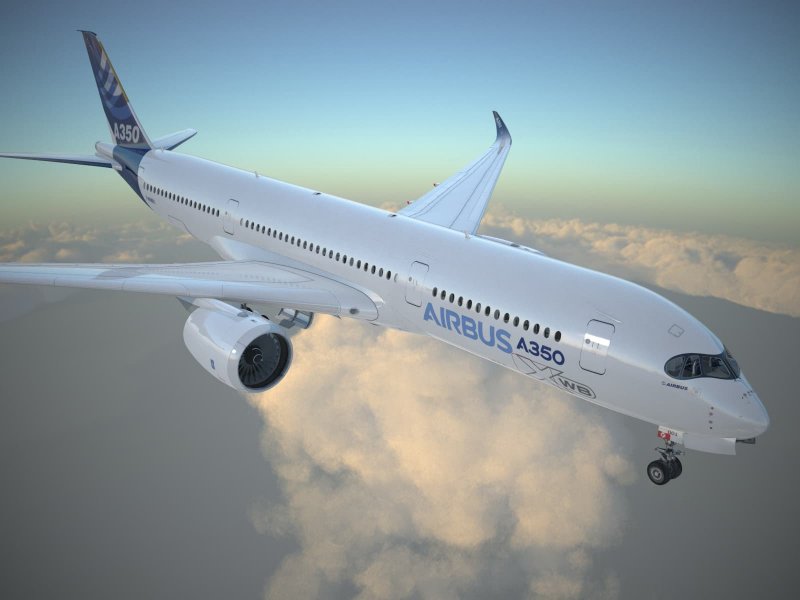 Airbus a350 модель