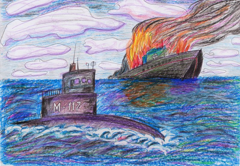 Рисунки на конкурс моряк подводник