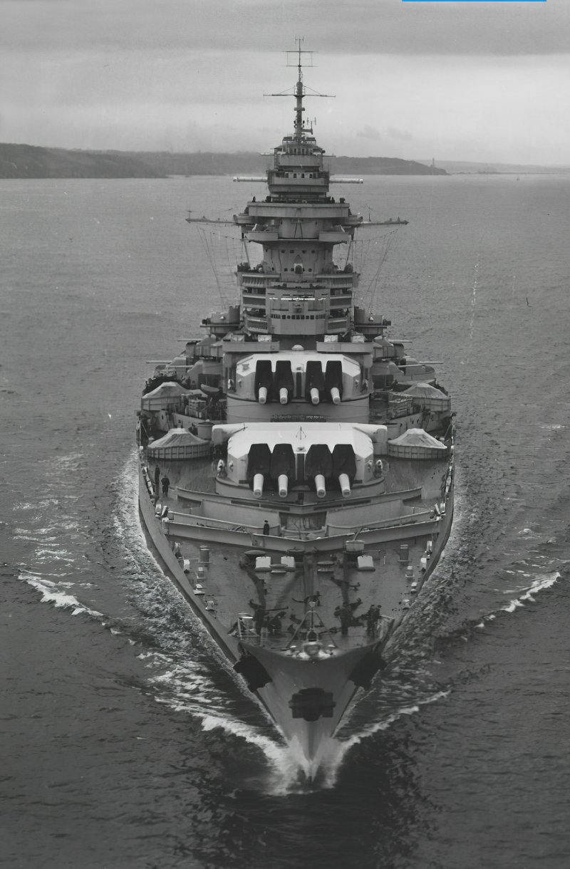 Battleship Jean Bart 1955