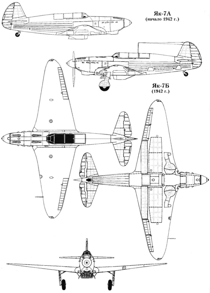 ТТХ истребителя як-1